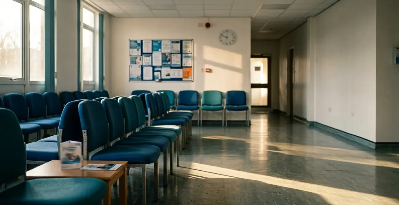 Family navigating healthcare options in an NHS medical desert environment