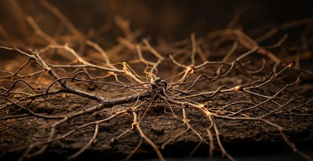 Abstract visual representation of neural connections strengthening through learning and practice